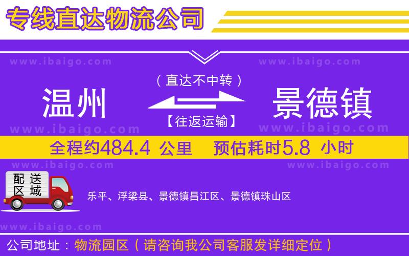 溫州到景德鎮(zhèn)貨運(yùn)專(zhuān)線(xiàn)